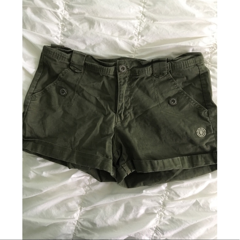 Olive khaki shorts from Element